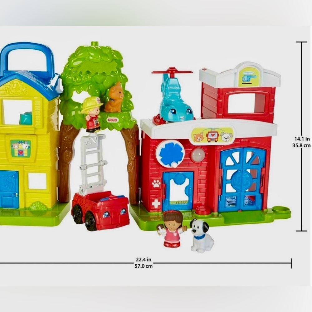 Vintage Fisher-Price Little People Animal Rescue Play Set NEW!! - Picture 7 of 7